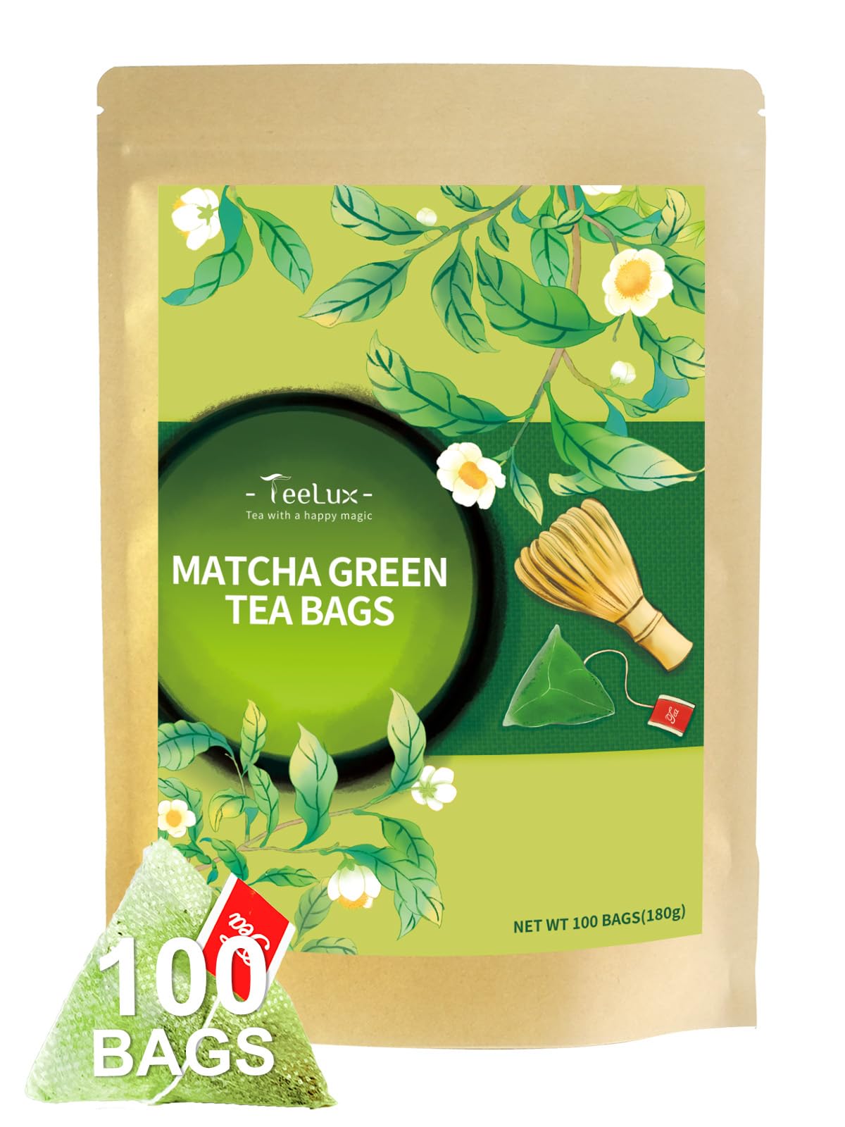TeeLux Matcha Zöld Tea Filterek 1